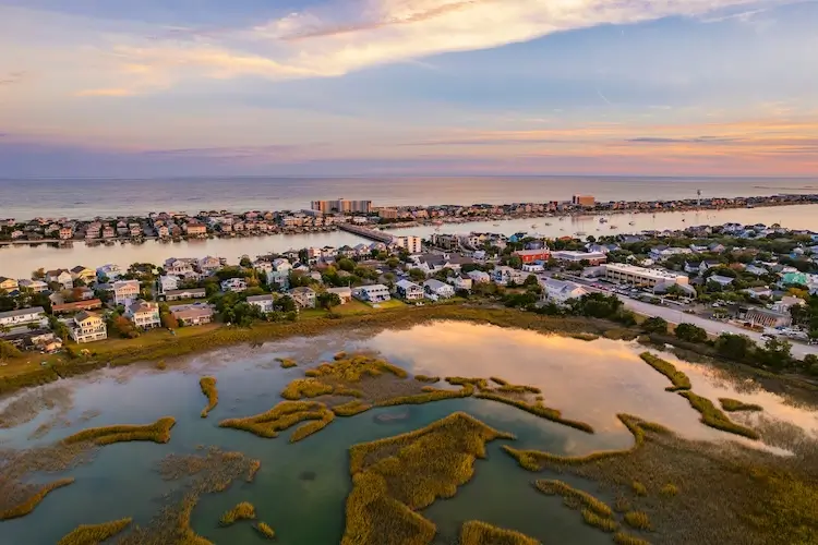 Aerial photo of Wilmington, NC
